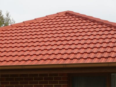 After Cement Tiles Roof